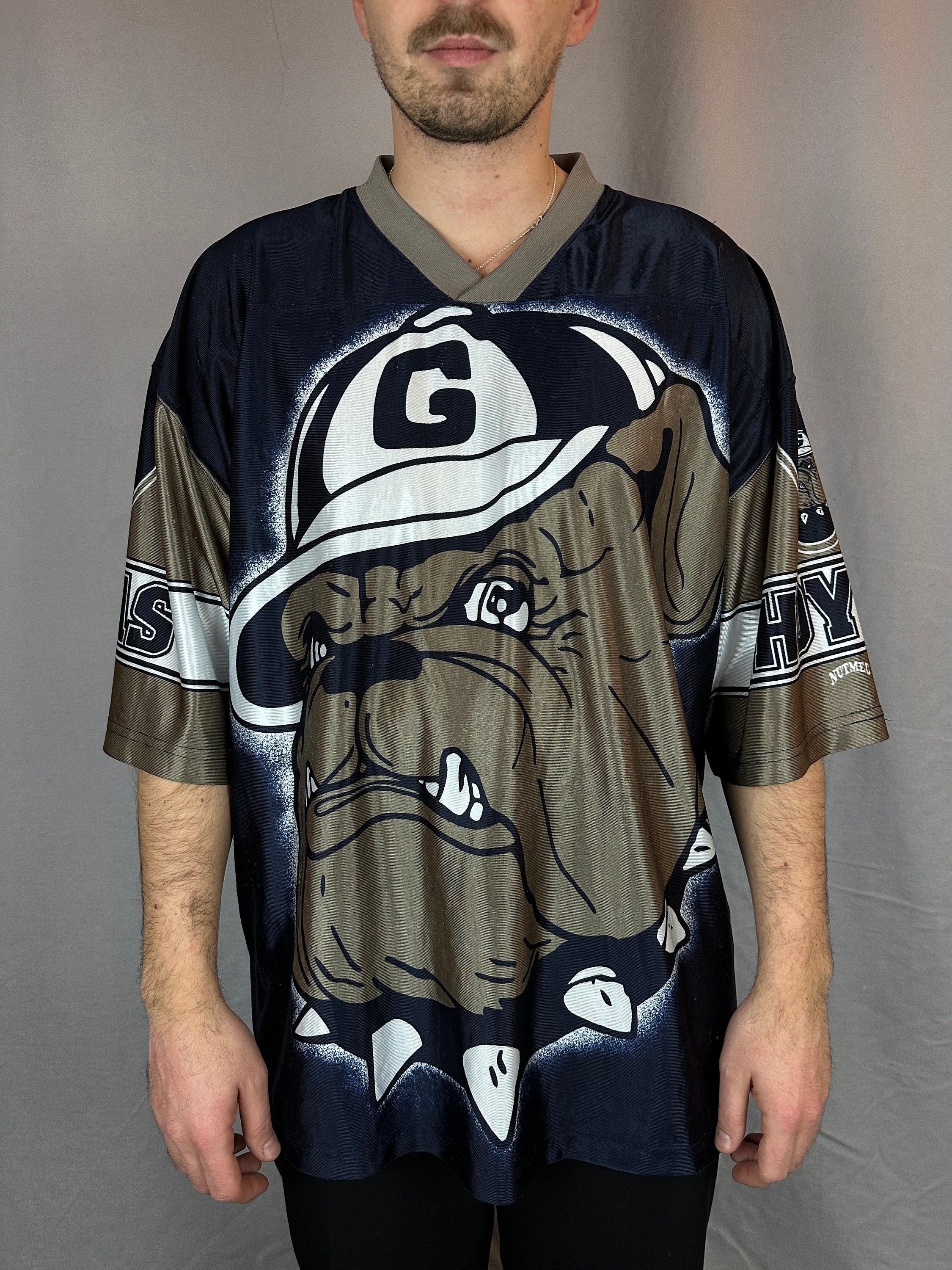 Very Rare! Vintage Style Georgetown Hoyas Starter NBA Tshirt Hoodie  Crewneck Sweatshirt Reprinted Full Color Full Size Gifts for NBA Fans -  Bluefink