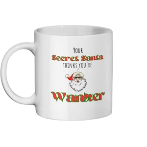 Rude Secret Santa Gift Mug