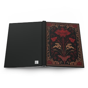 Floral Art Nouveau notebook - Vintage journal diary gift afbeelding 7