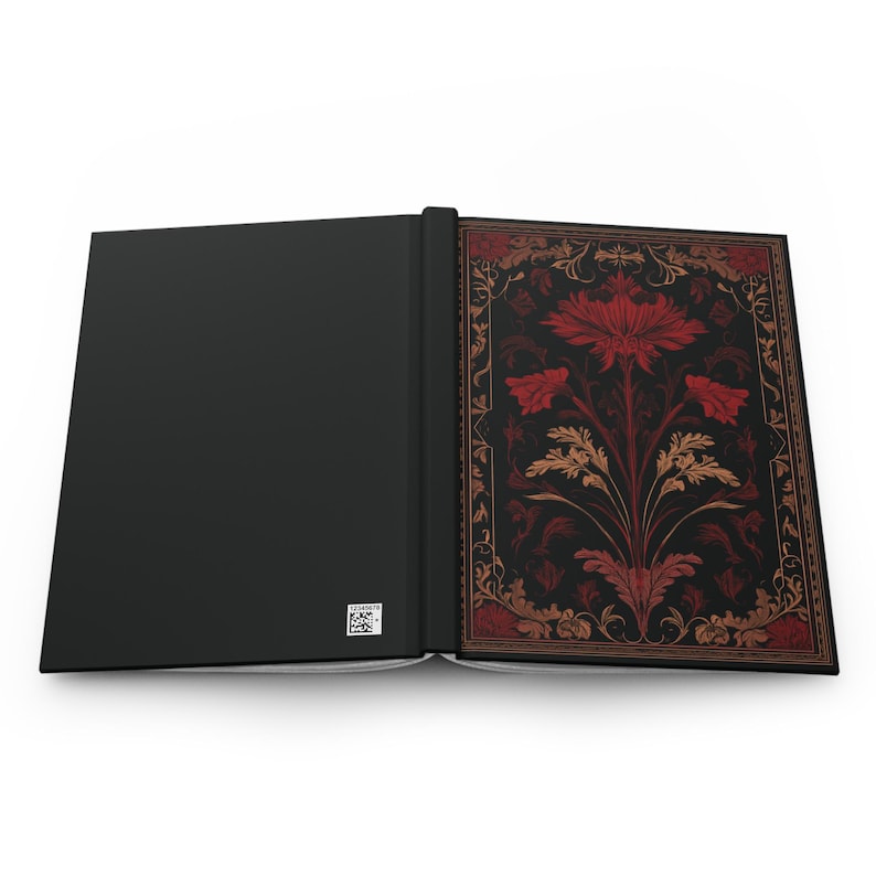 Floral Art Nouveau notebook - Vintage journal diary gift afbeelding 7