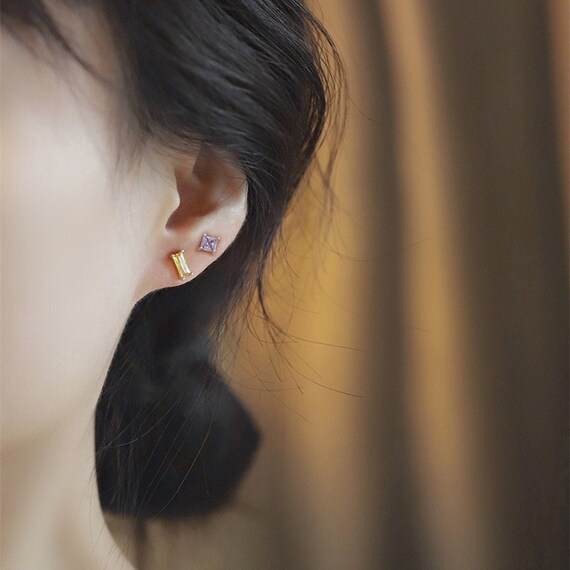 Geometric minimalist earrings sale