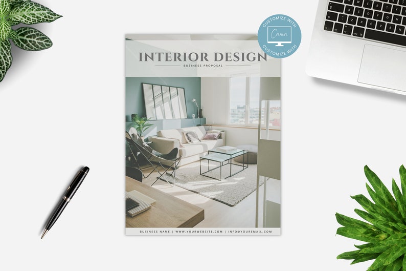 Editable Interior Design Proposal Template, Interior Designer Proposal ...