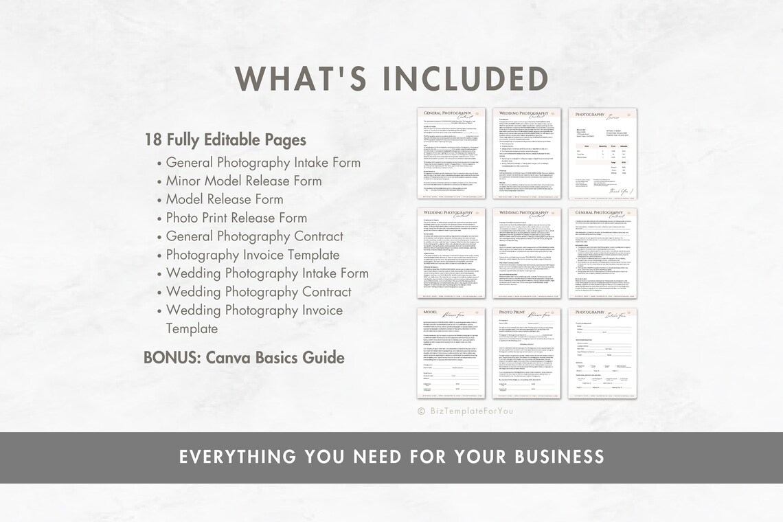 Editable Assistant Photographer Contract Template, Photographer