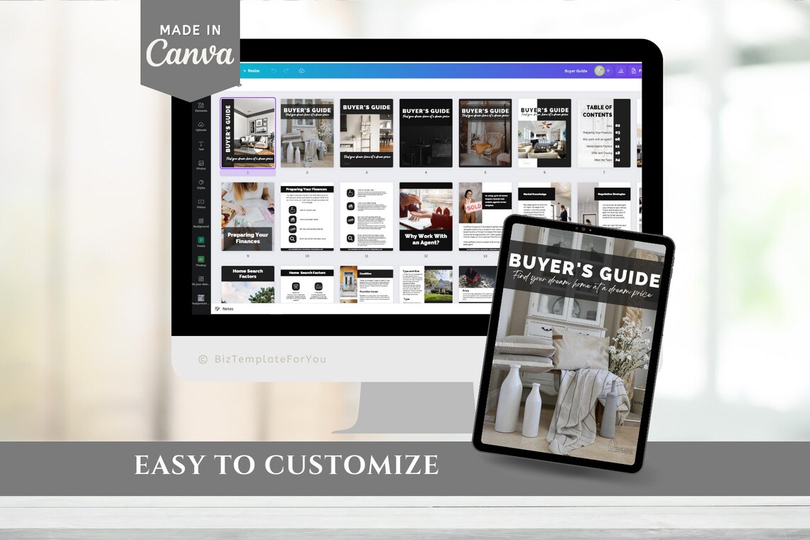 Editable Home Buyer Guide Real Estate Buyer Packet Buyer - Etsy