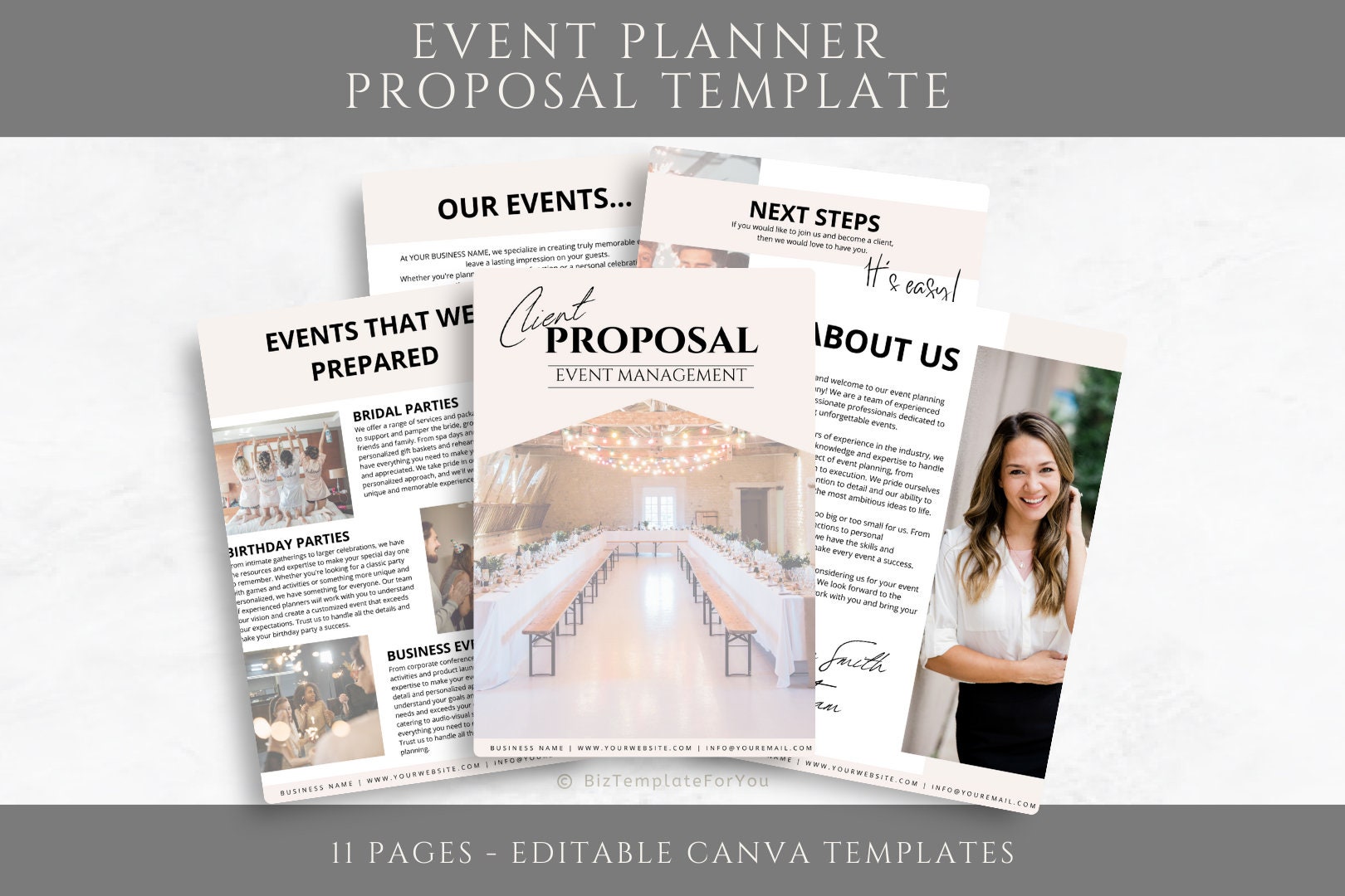 Event Planner Rfp Editable Event Planner Proposal Template, Event Management Proposal ...