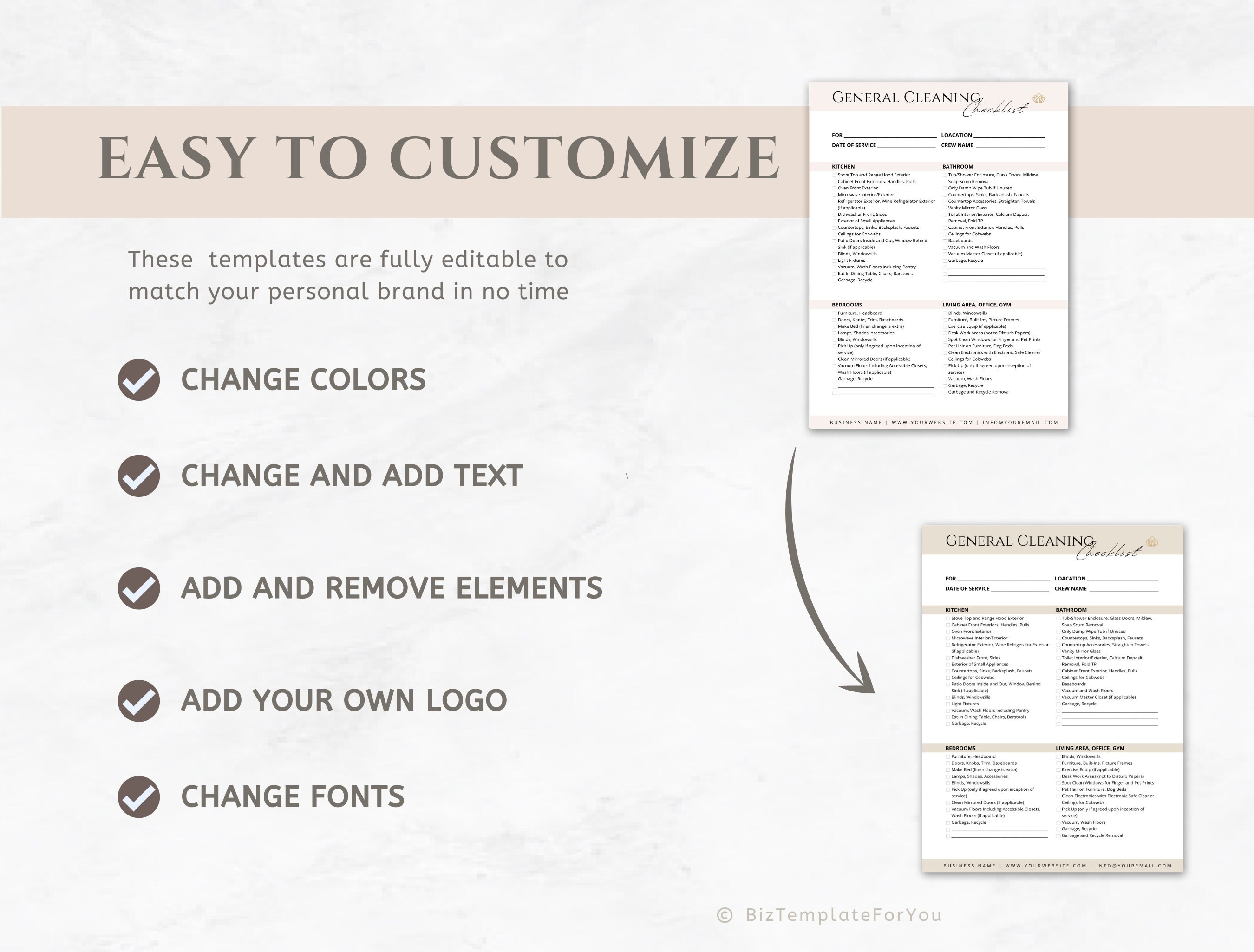 Residential General Cleaning Checklist Editable House - Etsy Australia