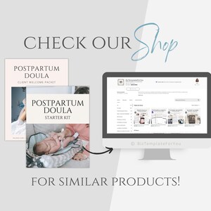 Postpartum Lettering Postpartum Doula Price List, Editable Rate Sheet, Price Packages Flyer ...