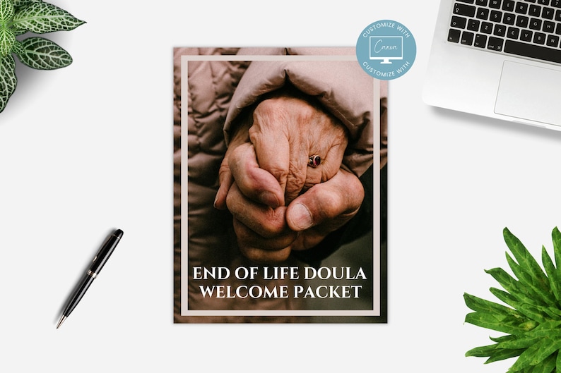 Editable End of Life Doula Client Welcome Packet, Client Welcome Packet Template, Death Doula Services & Pricing Guide, Doula Information image 2