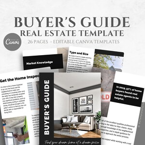 Editable Home Buyer Guide Real Estate Buyer Packet Buyer - Etsy