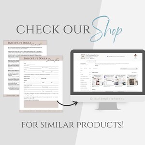 Editable End of Life Doula Client Welcome Packet, Client Welcome Packet Template, Death Doula Services & Pricing Guide, Doula Information image 9