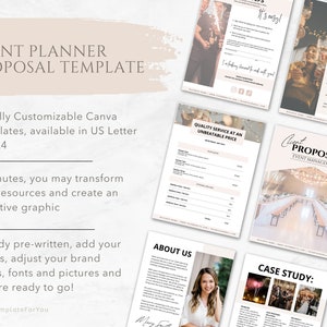 Editable Event Planner Proposal Template Event Management - Etsy