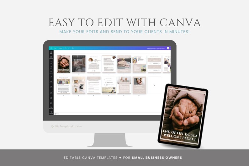 Editable End of Life Doula Client Welcome Packet, Client Welcome Packet Template, Death Doula Services & Pricing Guide, Doula Information image 6