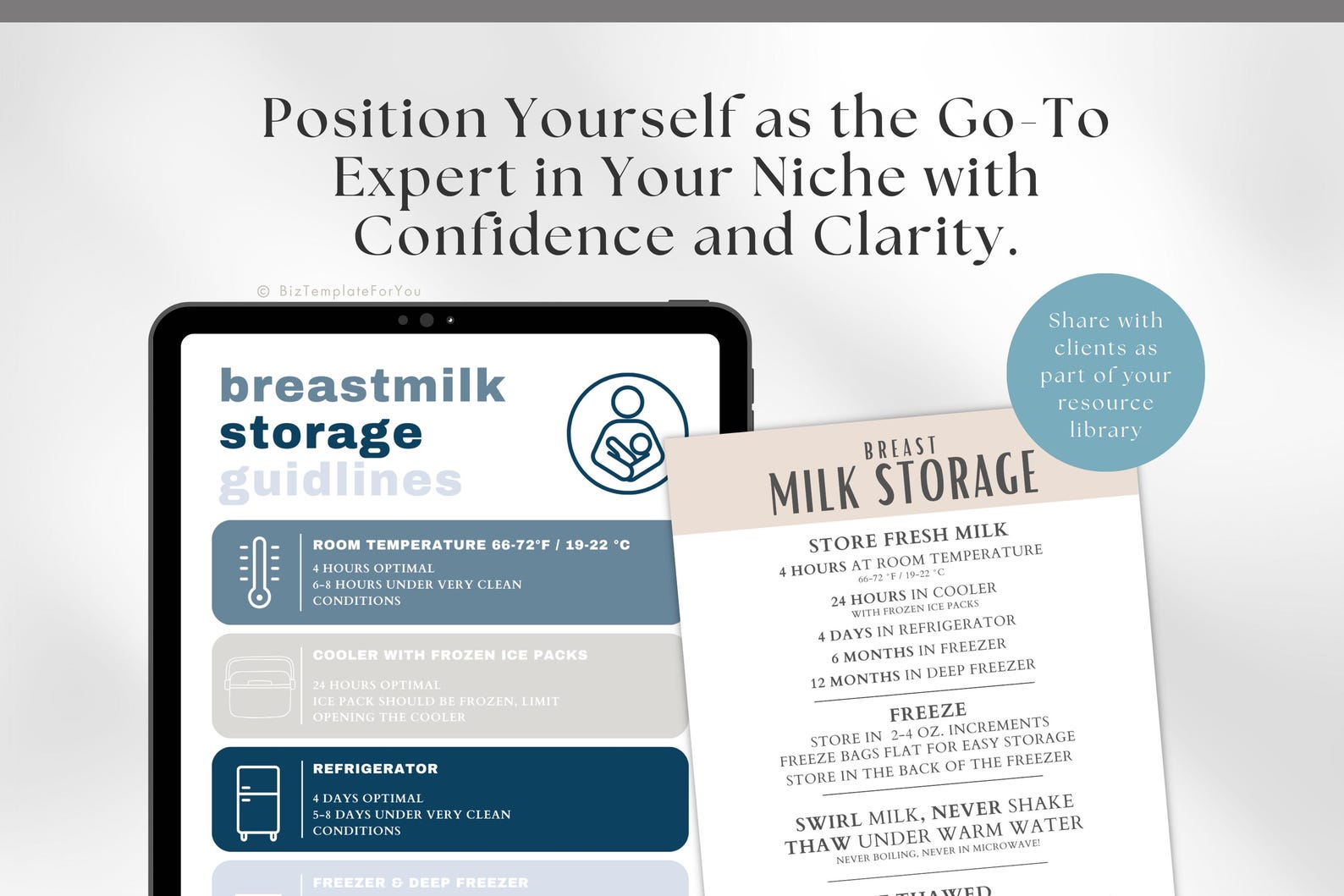 Editable Breastmilk Storage Guidelines Template | Canva Breast Milk ...