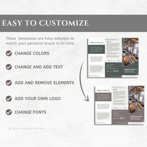 Editable Home Staging Tri-fold Brochure Template Property Staging ...
