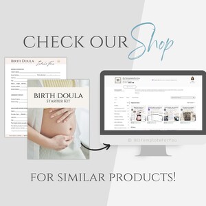 Effacement and Dilation Handout Template, Doula Tool, Birth Education, Doula Template, Labor and Delivery Resource, Labor Process Handout imagen 9