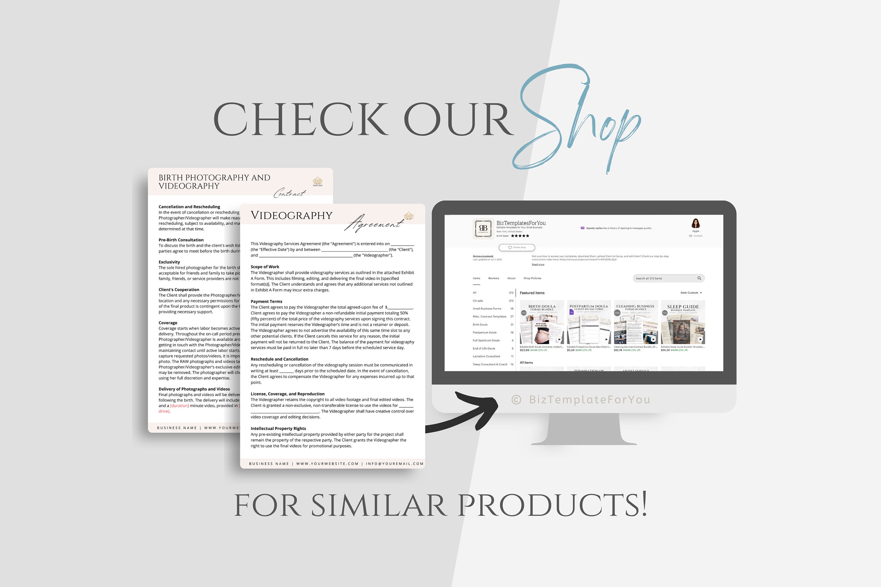 Comprehensive Videography Billing Template