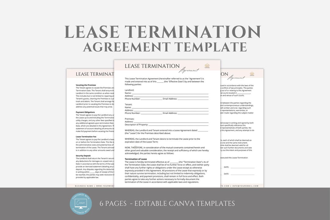 Termination Of A Lease Agreement