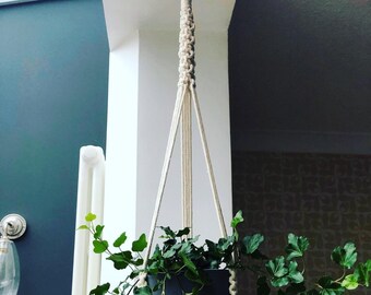 Soporte de planta de Macrame