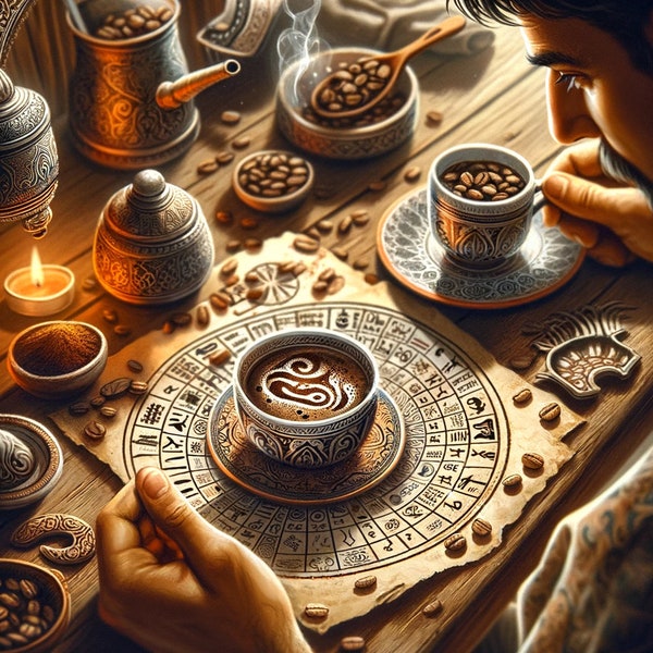 SAME DAY EMAILED Turkish Coffee Cup reading Same Day or Next Day psychic reading mystic reading