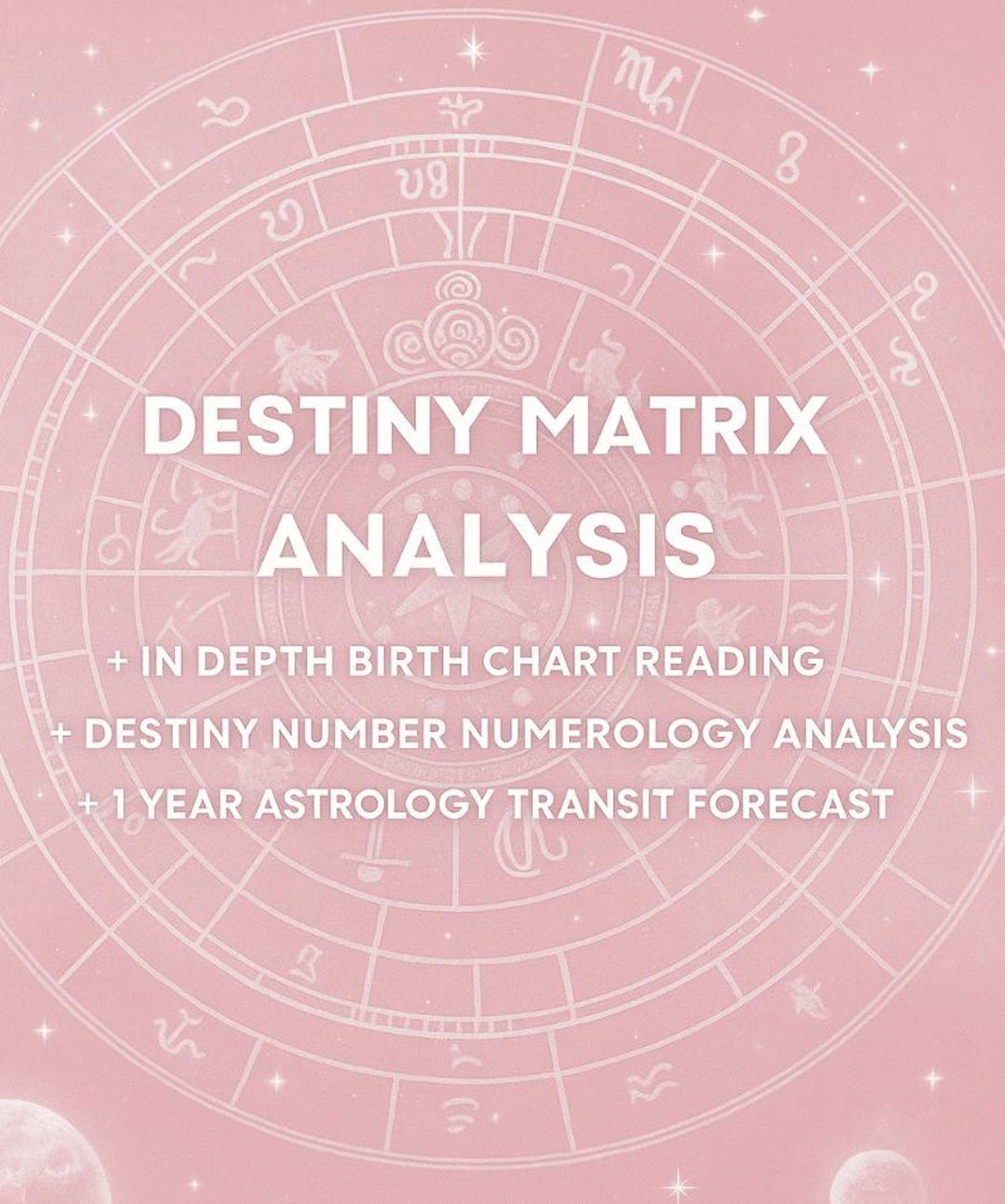 Destiny Matrix Analysis Extra Detailed, Birth Chart Reading - Etsy