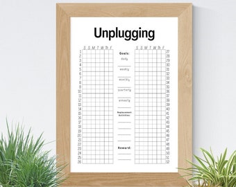 Unplugging 52 Week Tracker