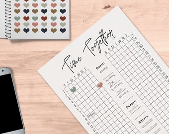 Time Together 52 Week Tracker