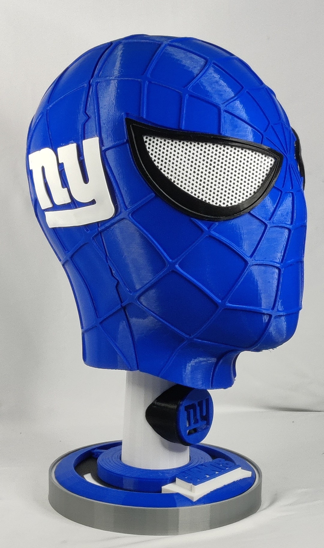 Marvel Custom Made 3D Helmets and Stands, Marvel Spiderman Hero Helmet, Iron Spiderman Helmet