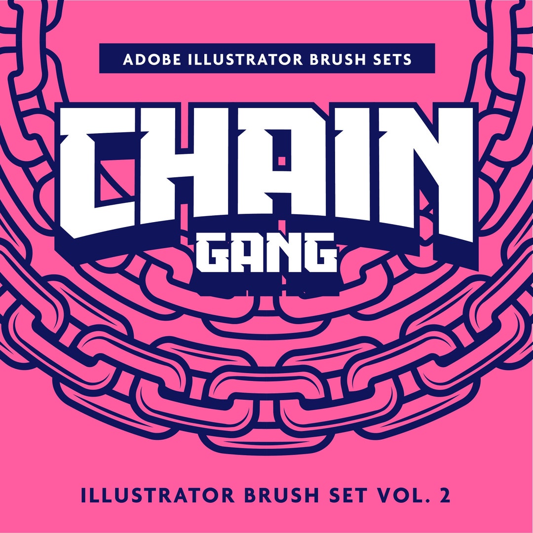 Chain Gang Vol. 2 Illustrator Only Brush Set Etsy