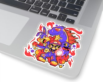 Retro Fan - Die Cut Stickers
