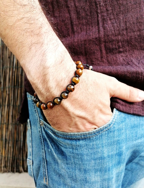 Kralen armband Amerikaans turkoois met print bedel - Free Spirit Sieraden