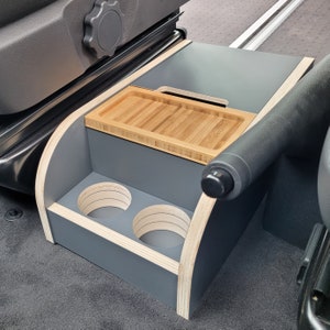 Storage Box for T5/T6/T6.1 Center Console Grey -  Sweden