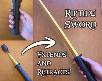 Riptide Cosplay Sword Pen | EXTENDABLE and RETRACTABLE