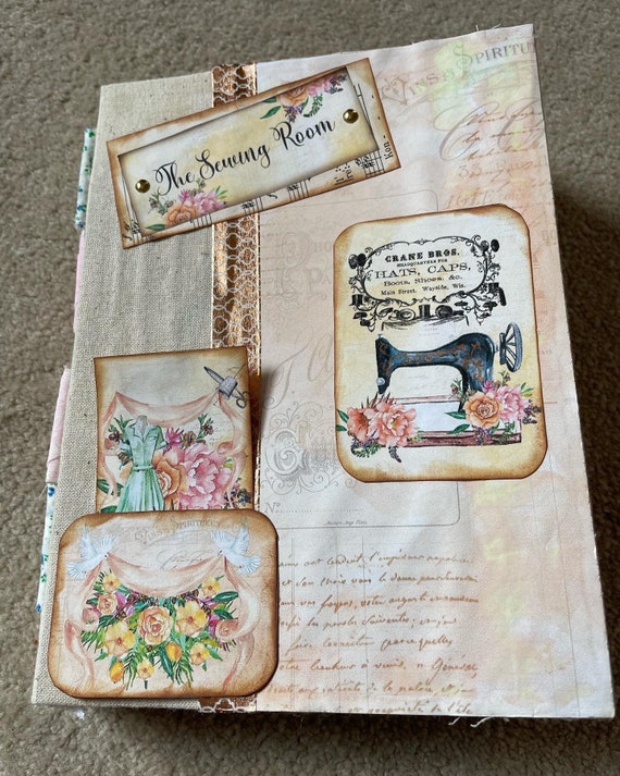 The Sewing Room Themed Junk Journal - Etsy UK