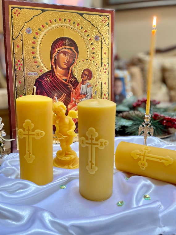 Blessed 100% Beeswax Candles