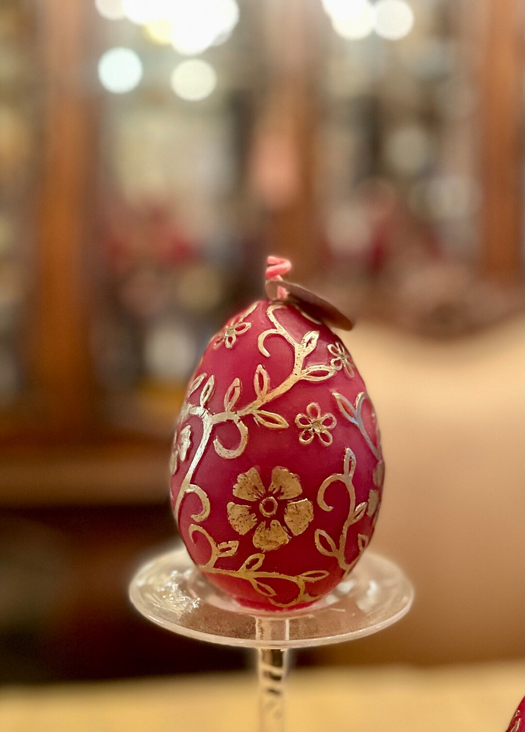 Pure Beeswax Easter Egg Orthodox Easter Catholic Easter Handmade