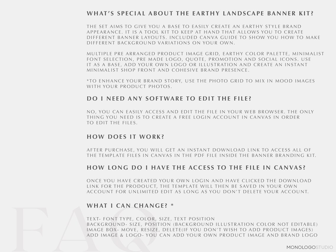 Boho Etsy Shop Kit Etsy Shop Banner Set Etsy Shop Branding Kit Banner