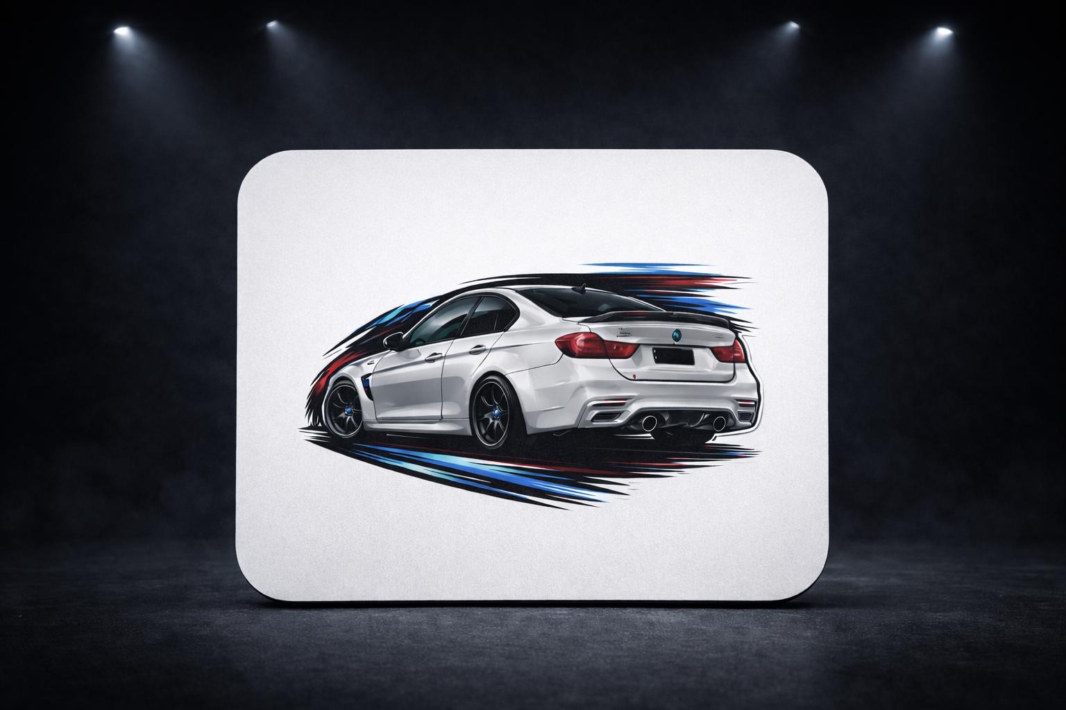 BMW M3 Mouse Pad | Racing Stripes Desk Mat - Etsy