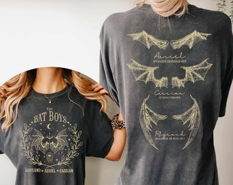 The Bat Boys Comfort Colors Shirt, Vintage Acotar Bookish Shirt, Acotar Bat Boys Shirt, The Night Court Illyrians Shirt, Acotar Merch Shirt