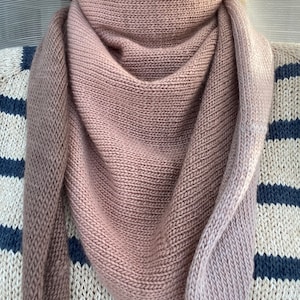 Cashmere + Merinowool scarf 170 x 55 cm