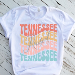 Tennessee raised shirt for women, tennessee gifts, hometown pride tshirt, state pride tee, tennessee mountains