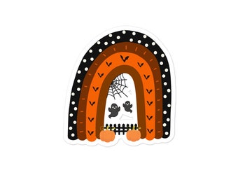 ボヘミアン ハロウィン 秋 ステッカー、秋の雰囲気、秋好きのギフト、美的ステッカー、ハロウィン デコレーション、こんにちは秋、コンピュータ ステッカー、かわいい秋