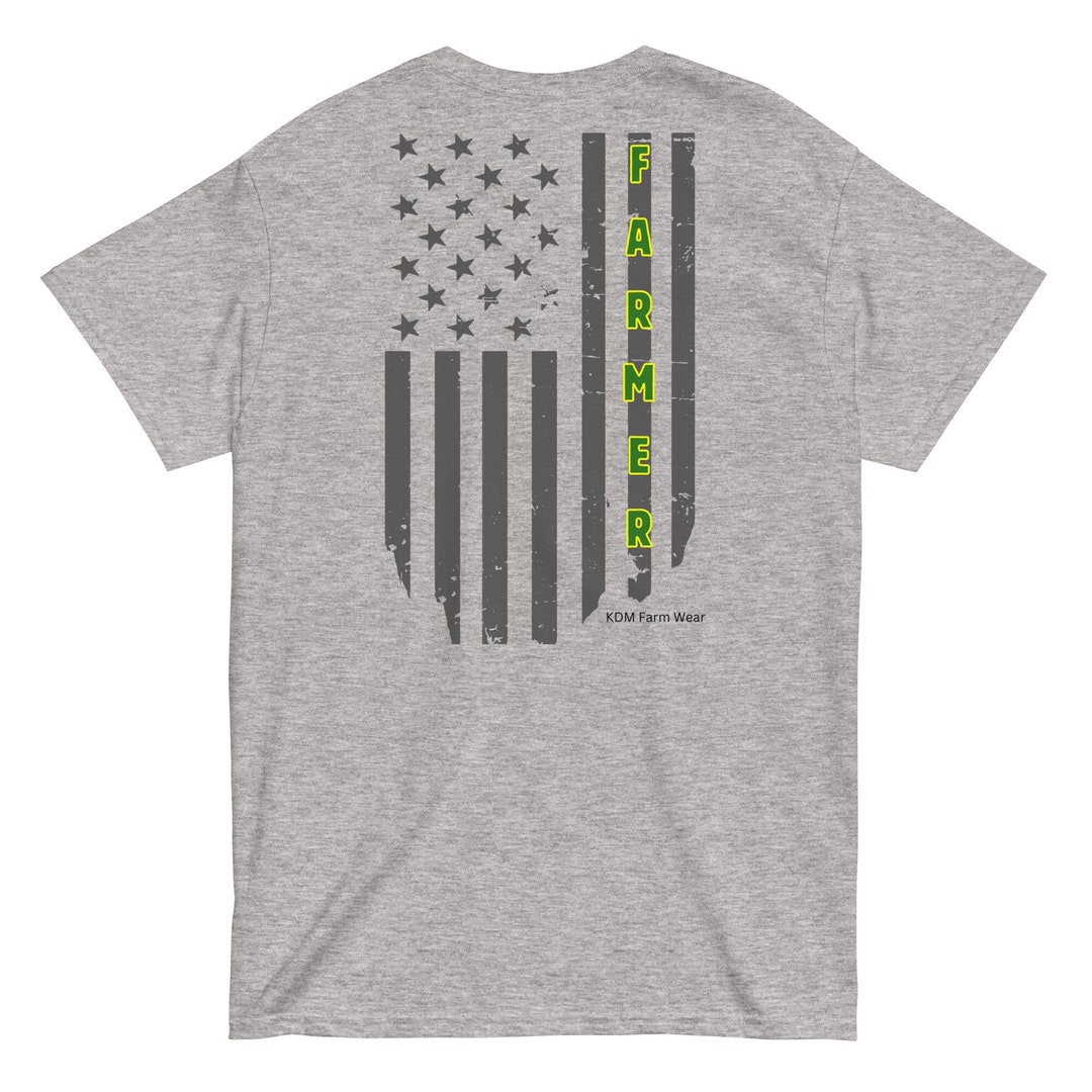 American Flag Farmer T Shirt, Farm Shirt, Gift for Farmer, Proud ...