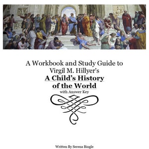 Libro de ejercicios y guía de estudio para niños sobre la historia del mundo, de Virgil M. Hillyer, con clave de respuestas