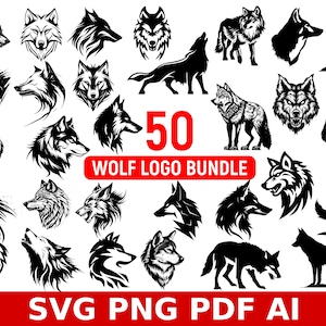 Wolf SVG Bundle, Wolf Clipart png, Wolf Cricut, Wolf Design, Wolf-Wand-Dekor, Wolf-Wand-Kunst, Wolf-Design, Wolf-Kunst, Wolf-Schnitt, Wolf digital