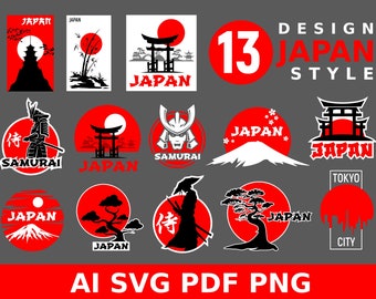 Japan style, japan art, japan design t-shirt, samurai art, samurai logo, japan vector, japan wall decor art, Japanese style art, japan logo