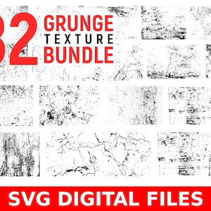 Grunge Texture SVG, Grunge Texture bundle, Vintage Grunge Textures, Grunge Clip Art, Distressed Texture Overlays, Grunge Design, Grunge art