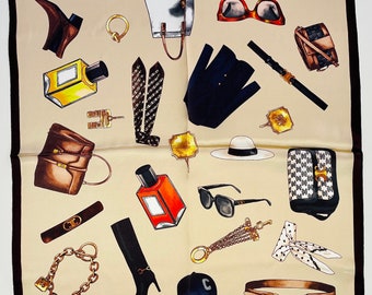 Foulard carré en soie naturelle,100 % véritable soie Mulberry, Natural silk scarf for women, écharpe en soie qualité supérieure, St Valentin