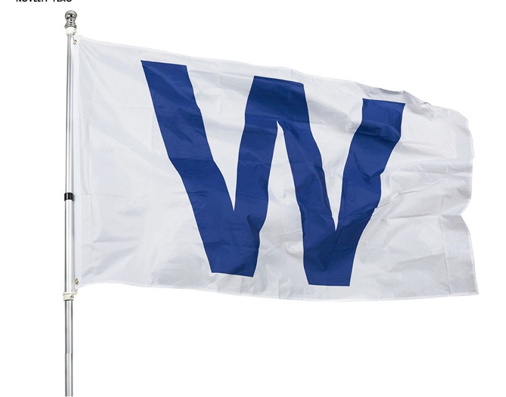 Fly the W Chicago Cubs Flag 3ft X 5ft 