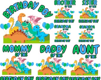 Dinosaurier-Geburtstags-Junge Png, Dinosaurier PNG für Jungen, Geburtstagskind PNG, Geburtstagskind-Design, Dinosaurier-Designs, Geburtstag PNG für Kinder