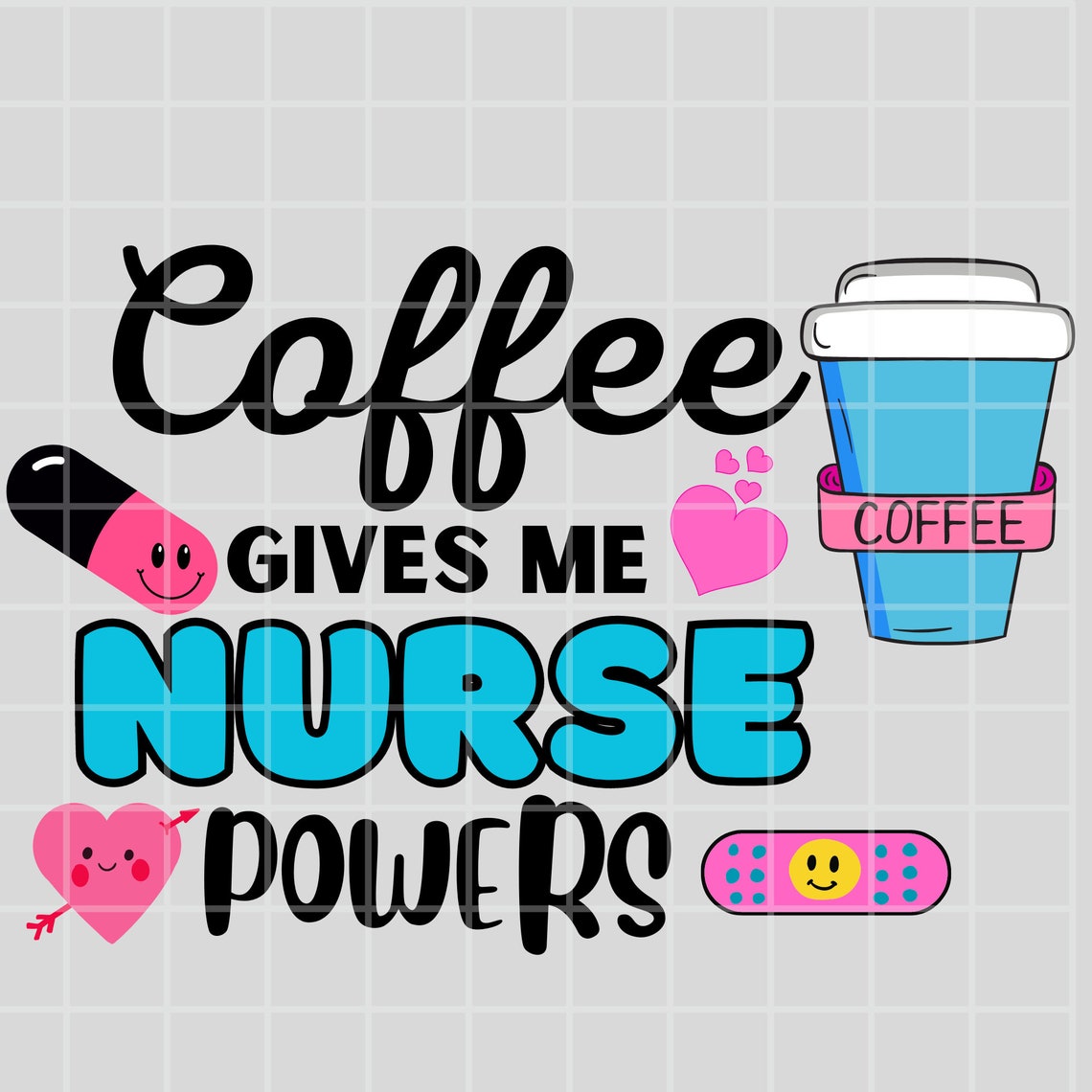 Coffee Nurse Png, Nurse Design PNG, Nurse Png Files for Sublimation ...
